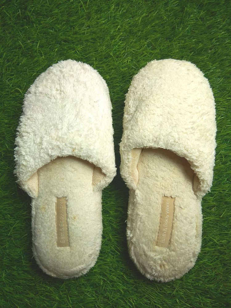 Bath &amp; Body Works Toweling House Slippers FLAWS