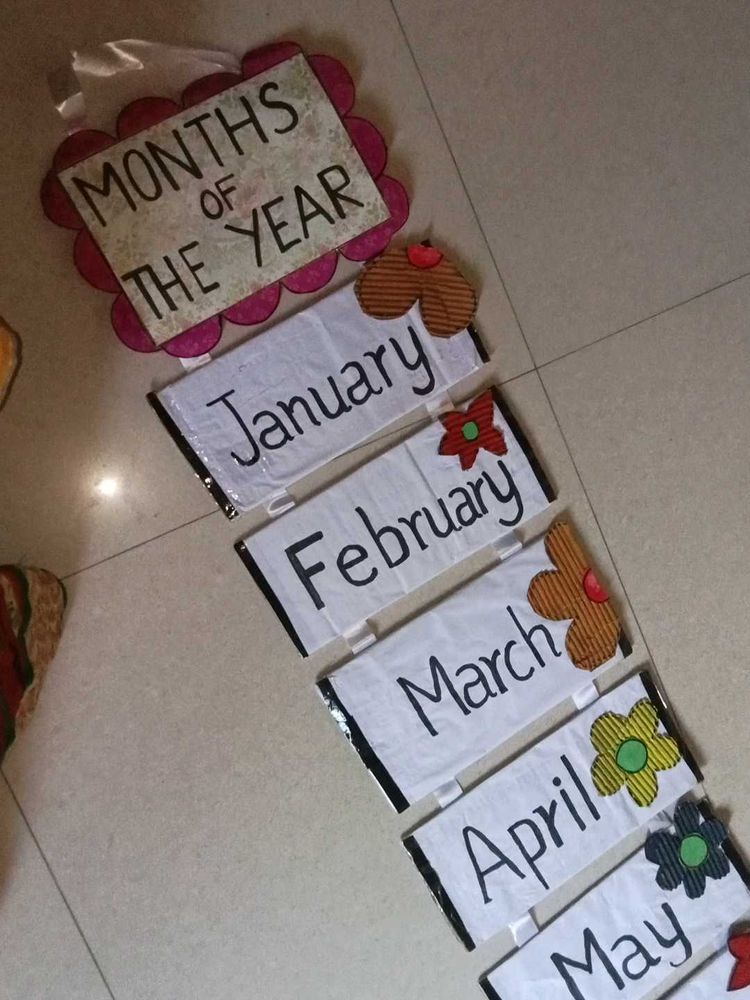 DIY Months of the Year Banner