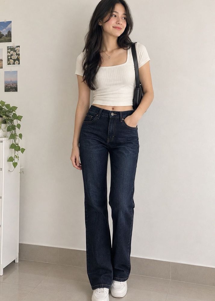 Dark Wash Flare Jeans
