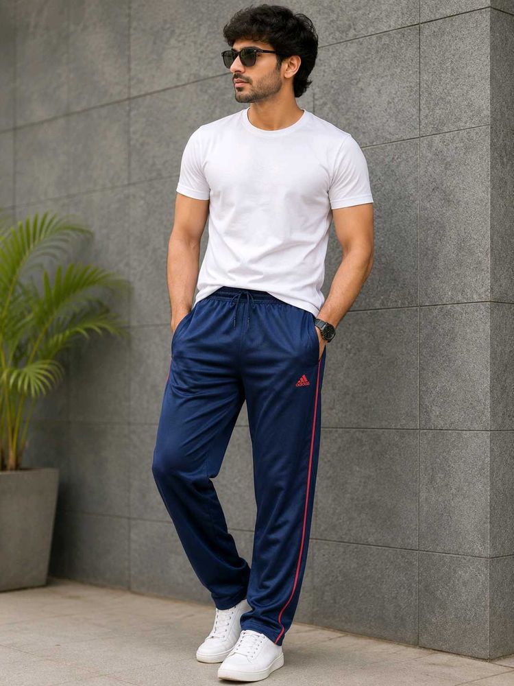 Men's Navy Blue Track Pants