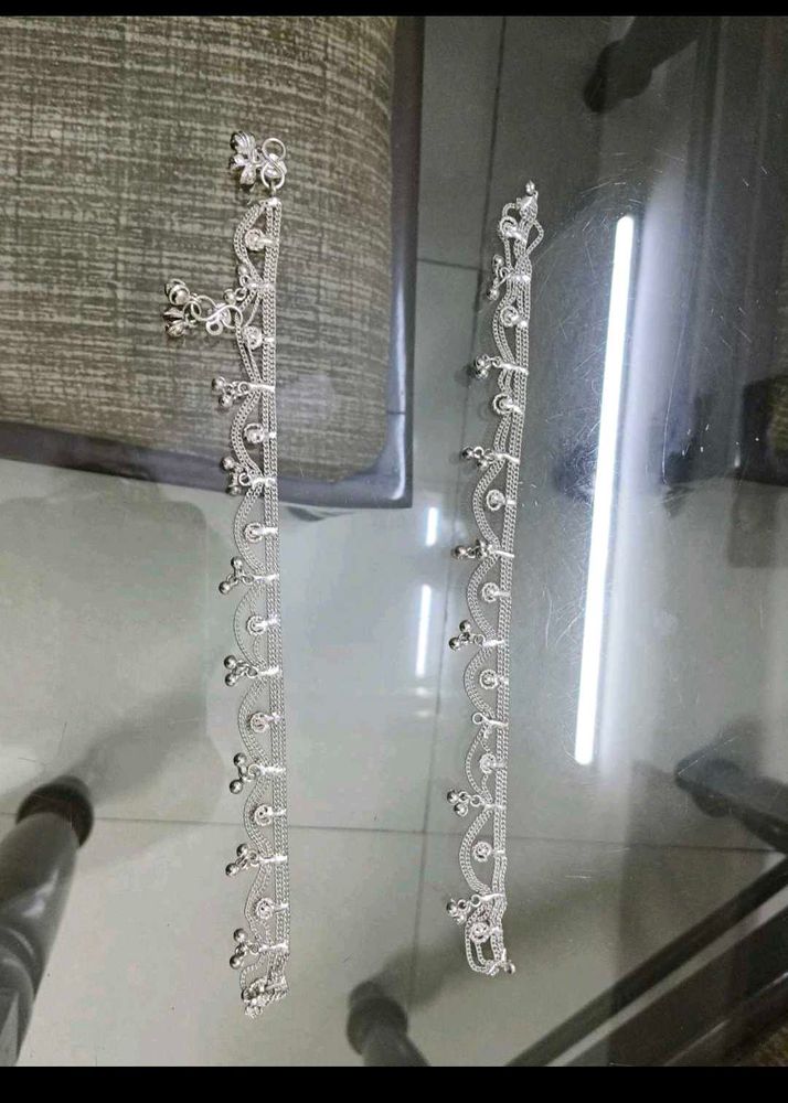 Elegant Silver Anklets