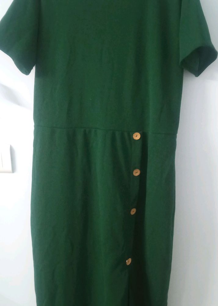 Dark Green Dress
