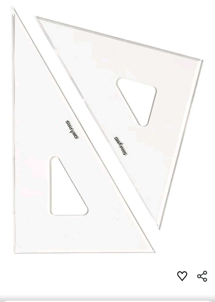 Set Squares triangle Drafters drafting ruler