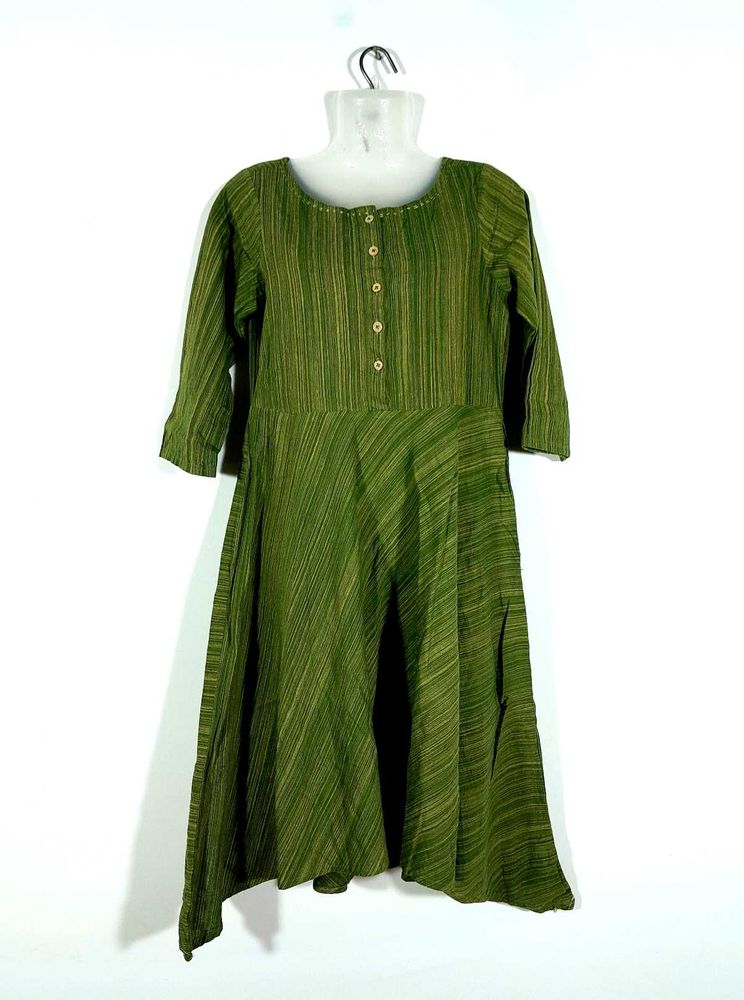 Olive Green Kurta For Women's