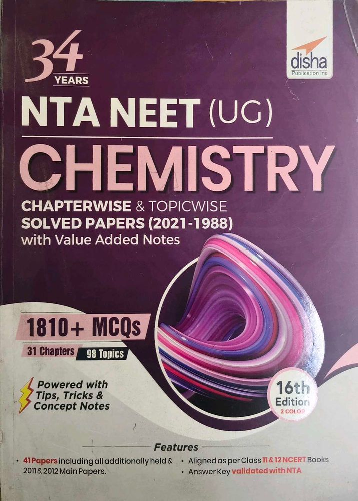 NTA NEET UG Chemistry Solved Papers