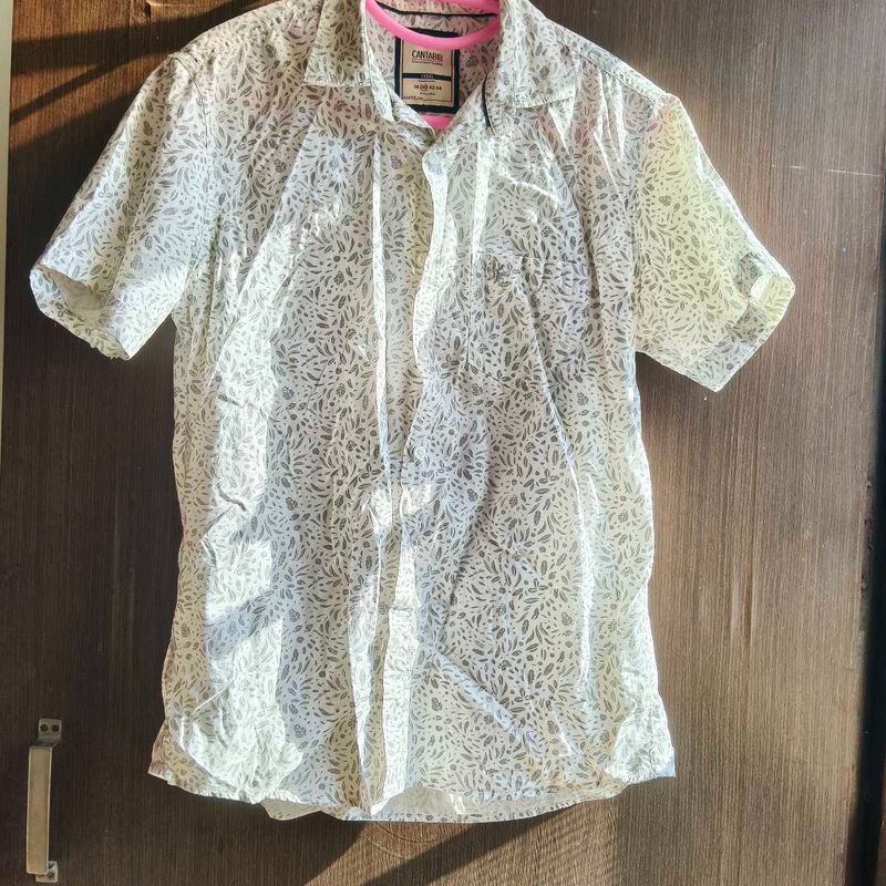 Men's Short Sleeve Printed Shirt