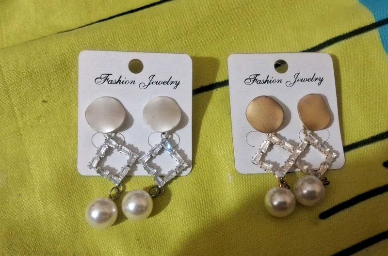 Elegant Pearl Drop Earrings