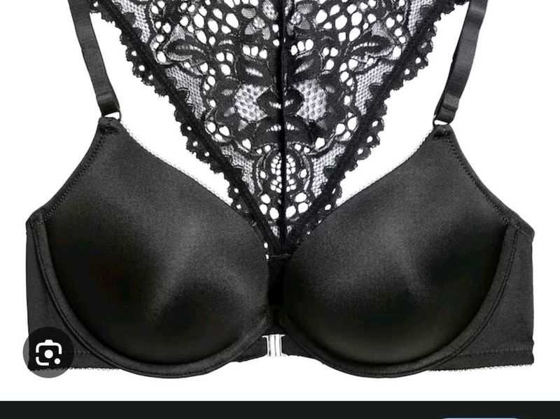 Black Lace H&amp;m bra with brief 👍
