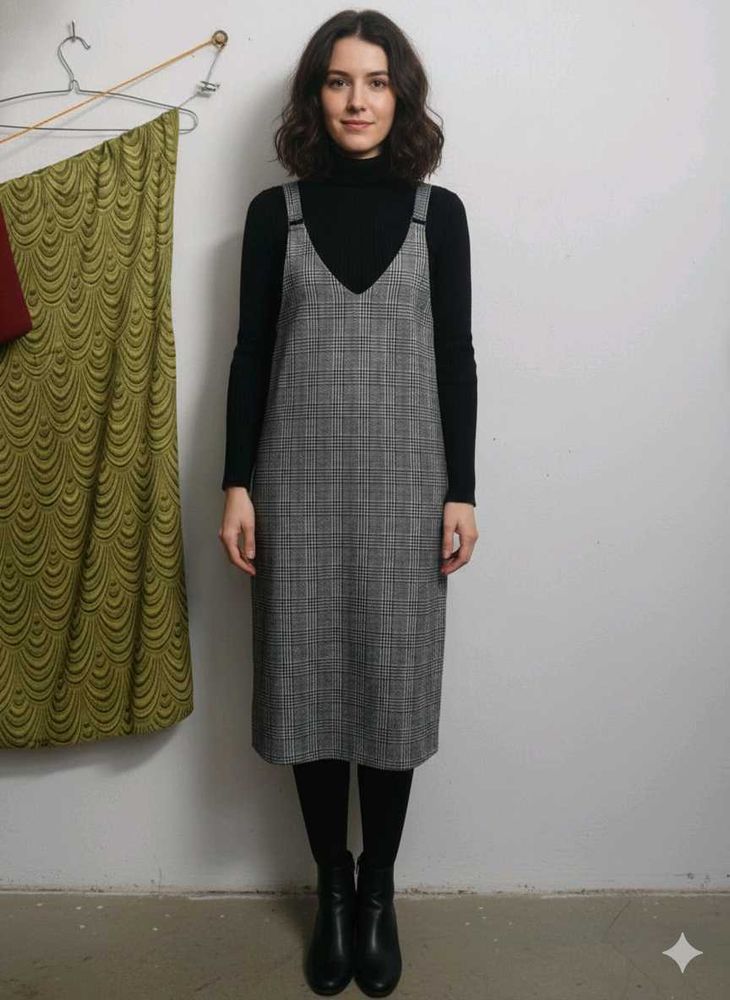 Checkered Slip Dress