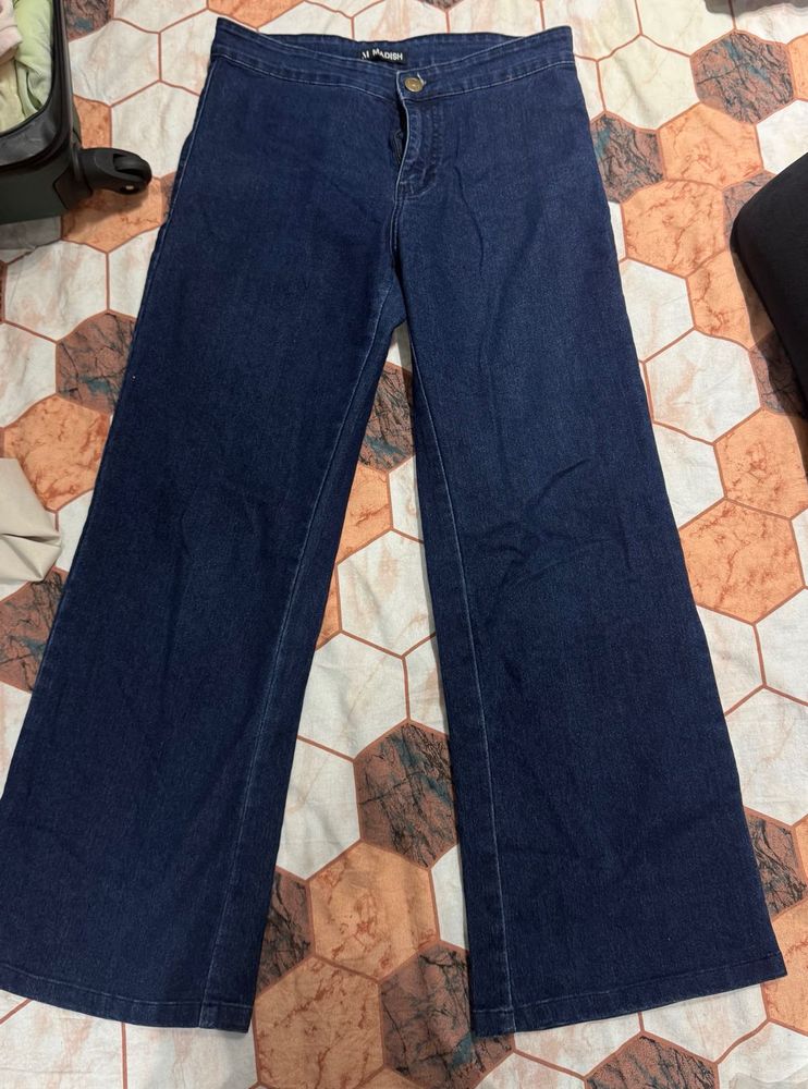 High Waisted Wide Leg Jeans