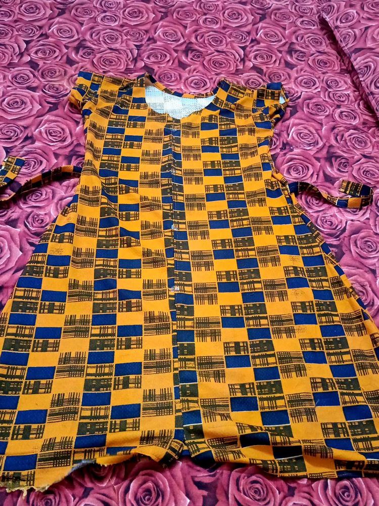 Checkered Casual Dress