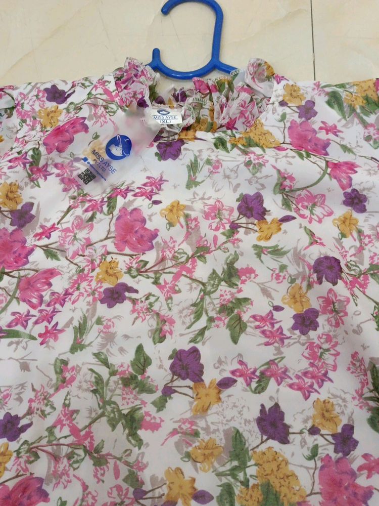 New With Tag Beautiful Frill Top, 4 Other Tops