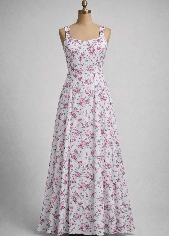 Floral Print Sundress - Elegant &amp; Chic