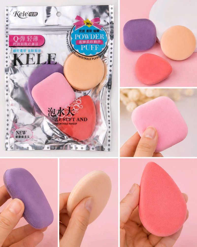 Kele Powder Puff Makeup Sponges