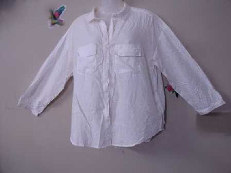 Classic off- White Button-Up Shirt Xxl