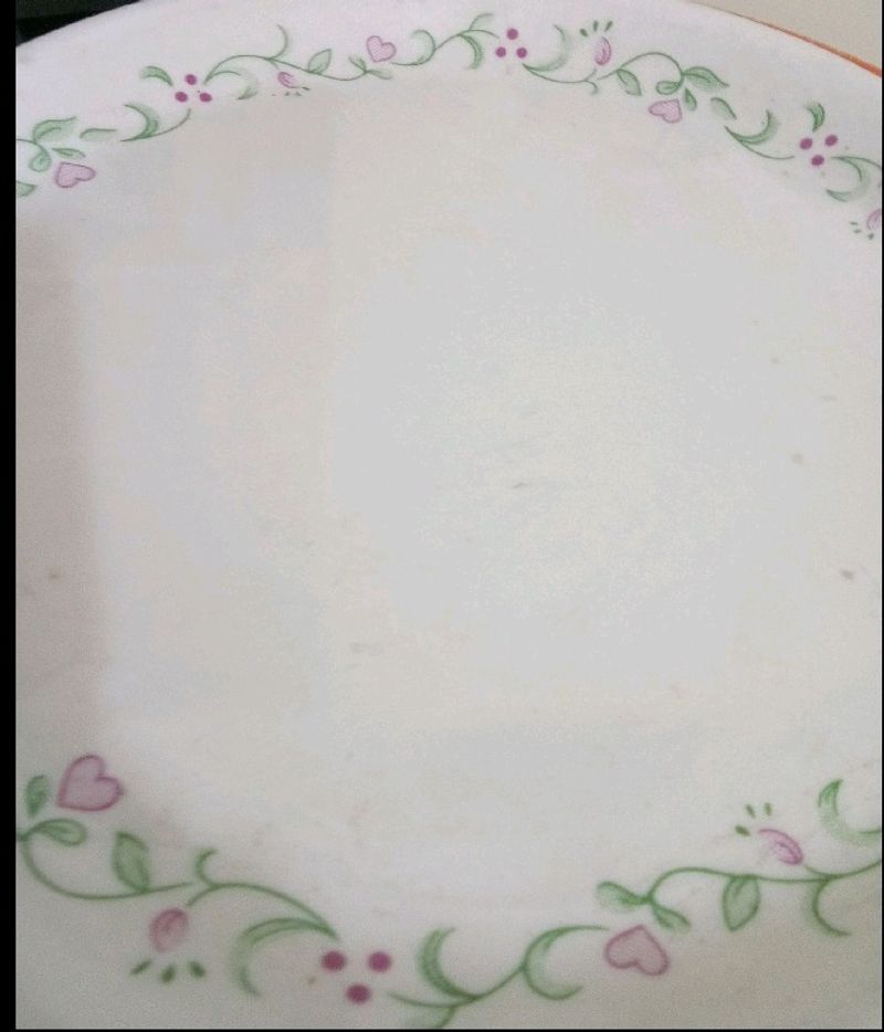 Plates With Heart Only 2