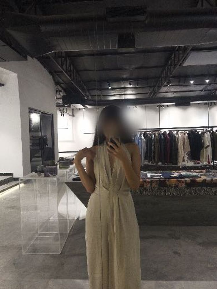 Elegant Halter Neck Maxi Dress XS