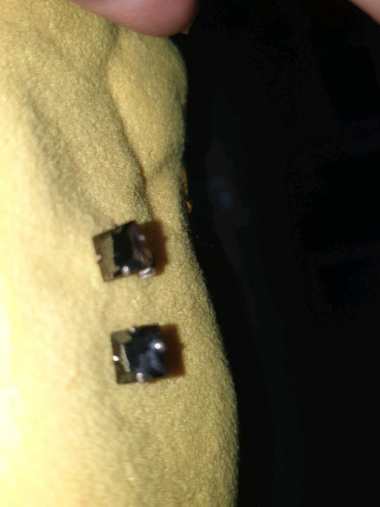 pure silver Small Stud Earrings