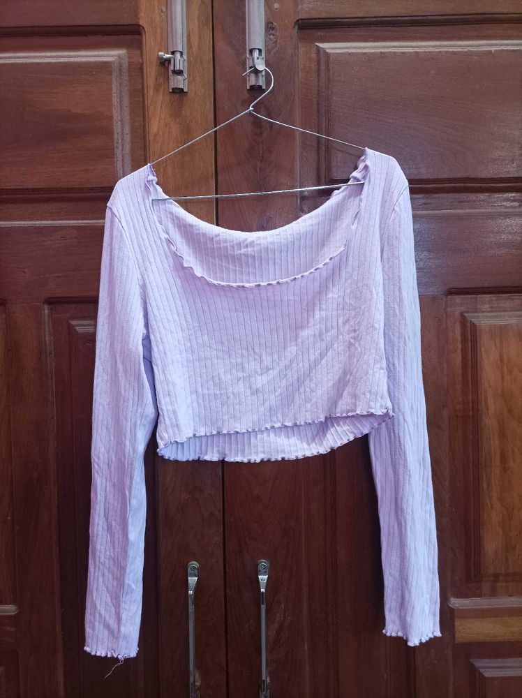 Lilac Crop Top