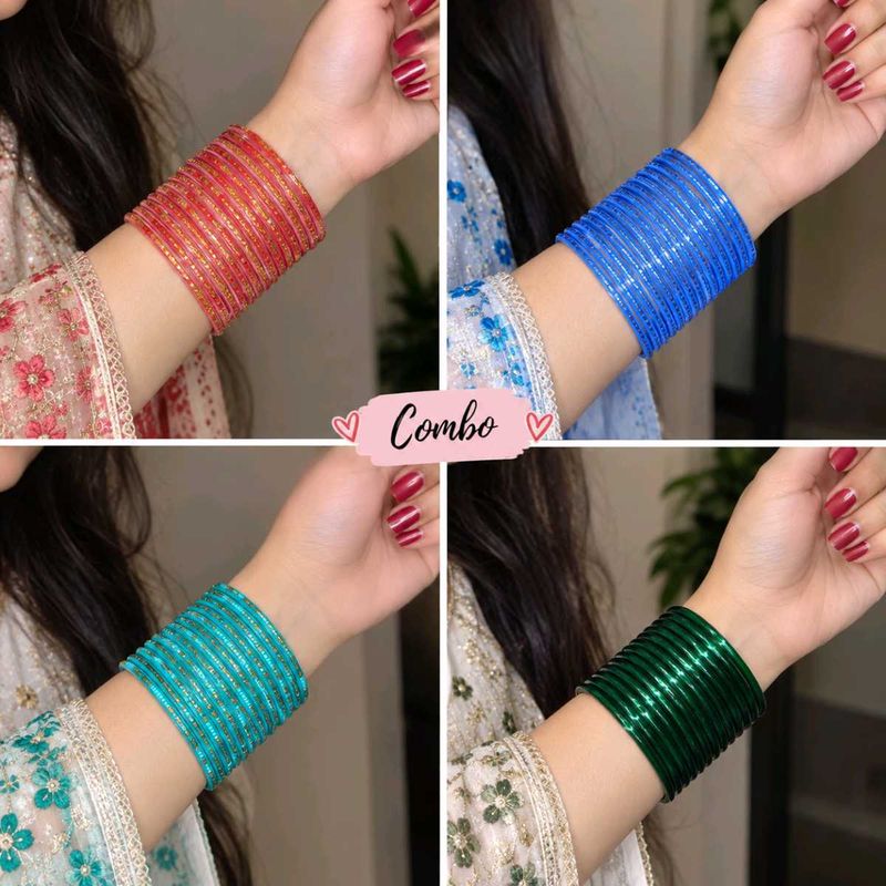 Vibrant Bangle Set pack of 4