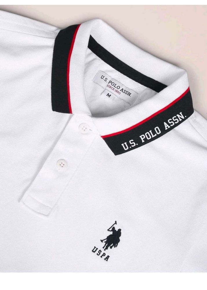 Men's US Polo Assn. White Pol