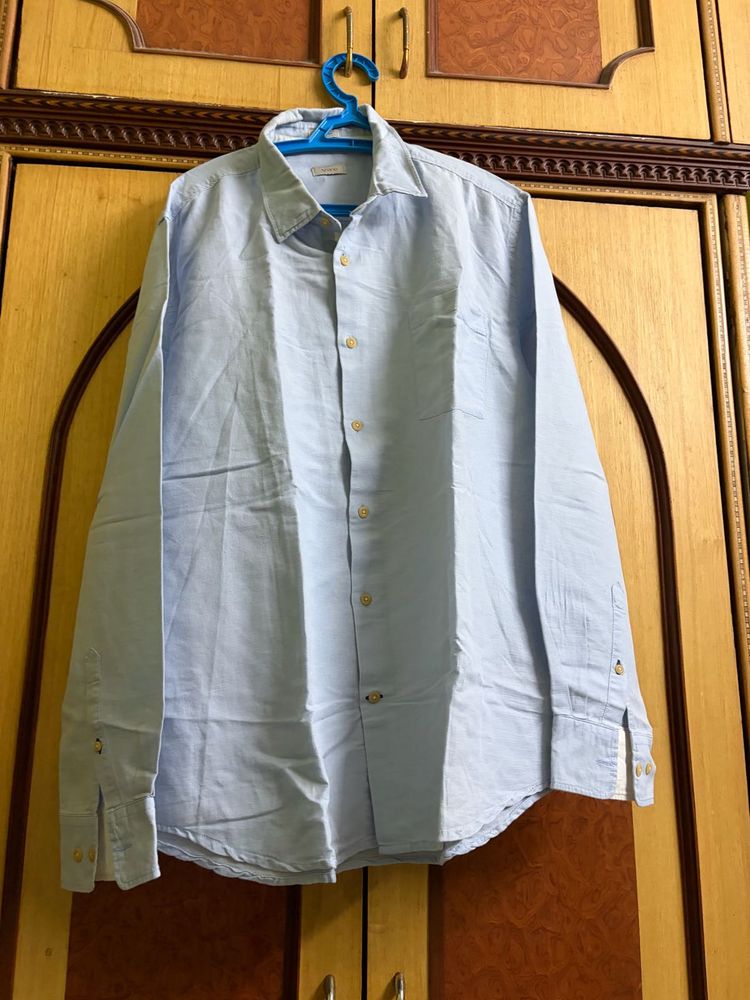 Light Blue Button-Up Shirt