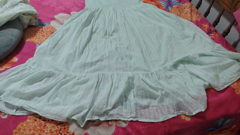 Flowy Mint Green Summer Dress