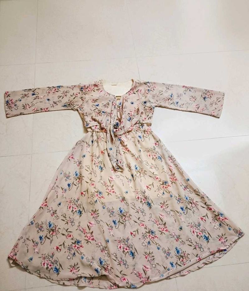 Floral Print Midi Dress