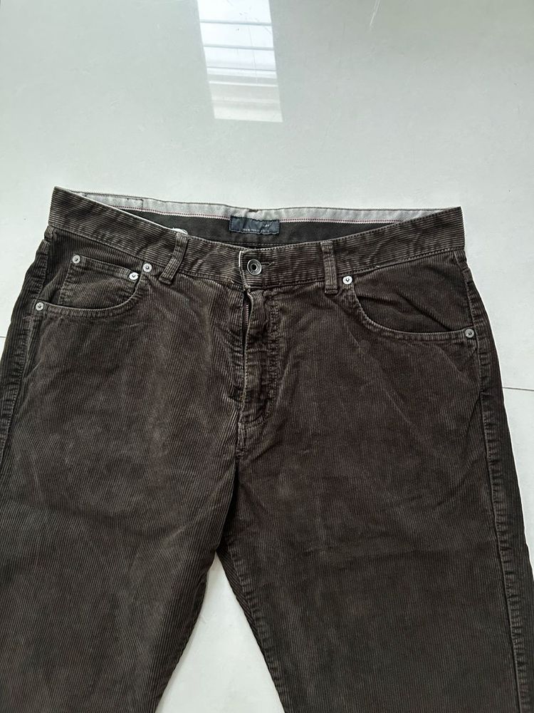 zara Men's brown Corduroy Pants