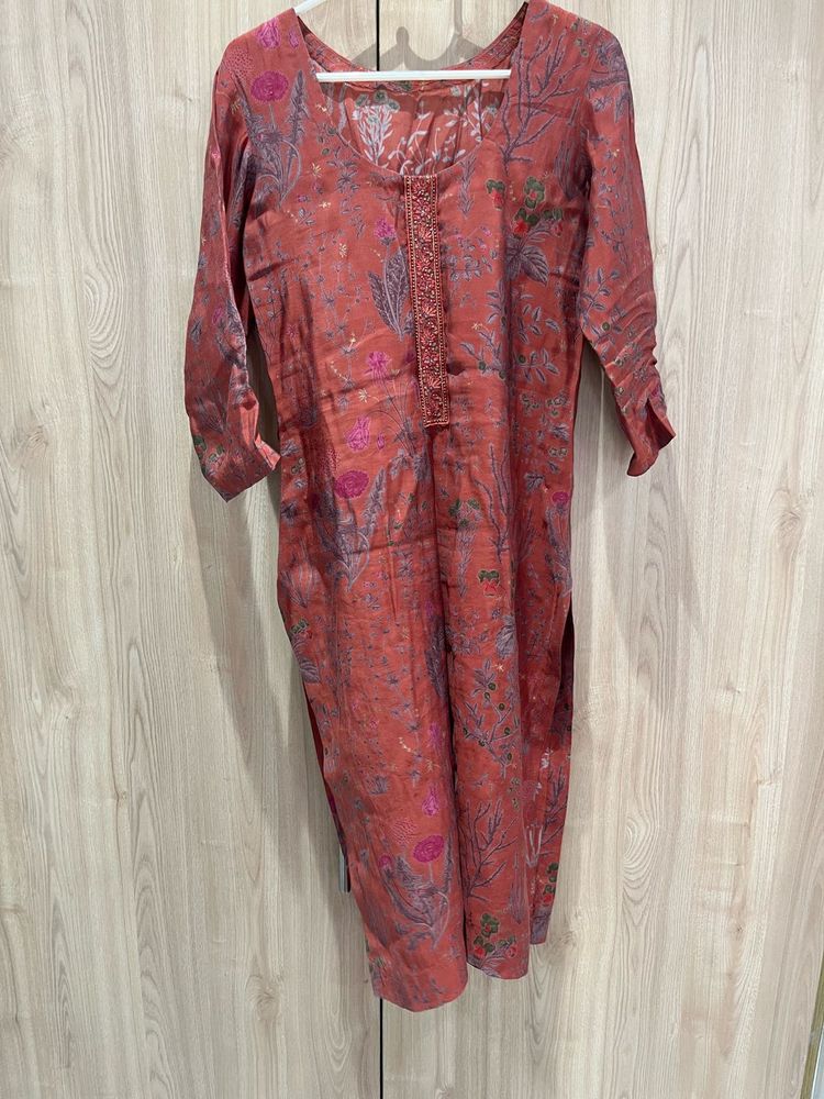 Elegant Printed Kurta Pant Dupatta Set