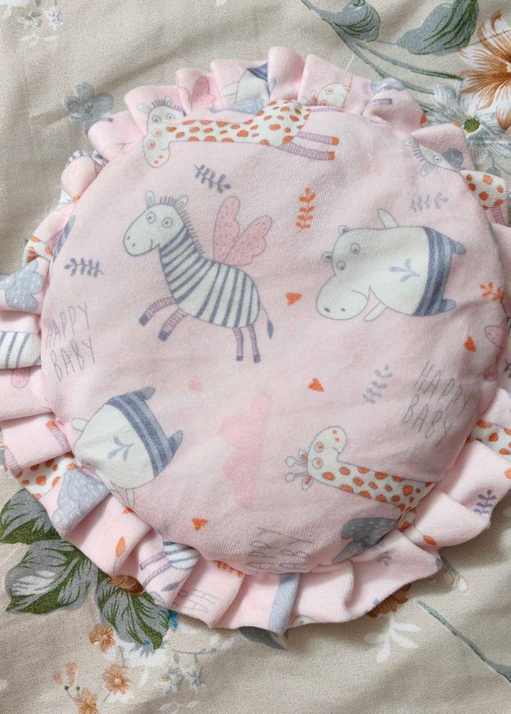 Cute Baby Animal Round Pillow