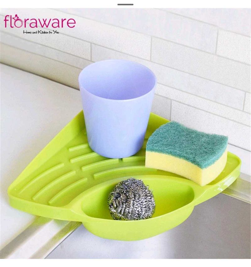 Corner Sink Wash Basin Storage Organizer