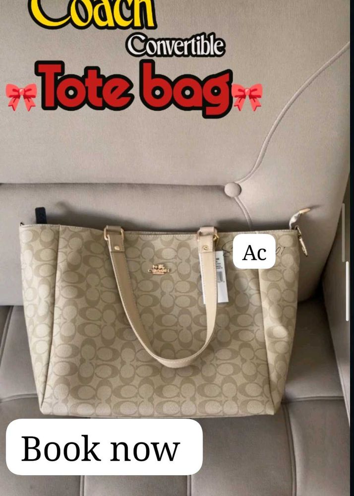 Coach Monogram Tote Bag