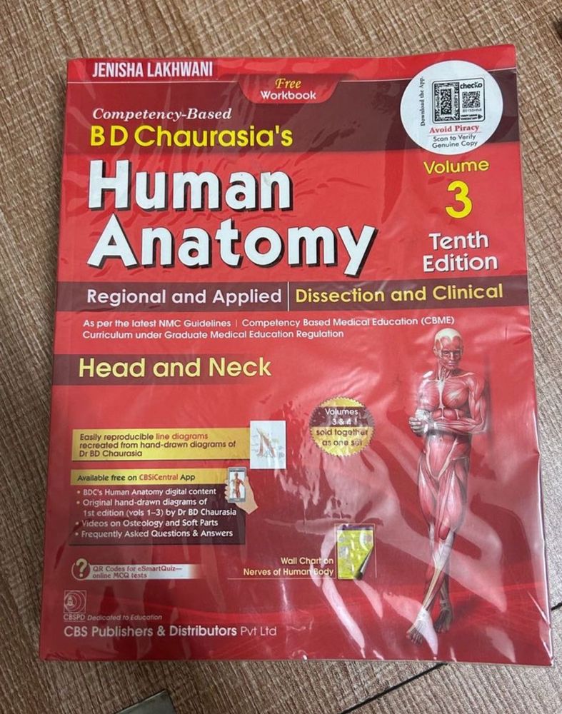 Human Anatomy: Head and Neck vol 3, 4