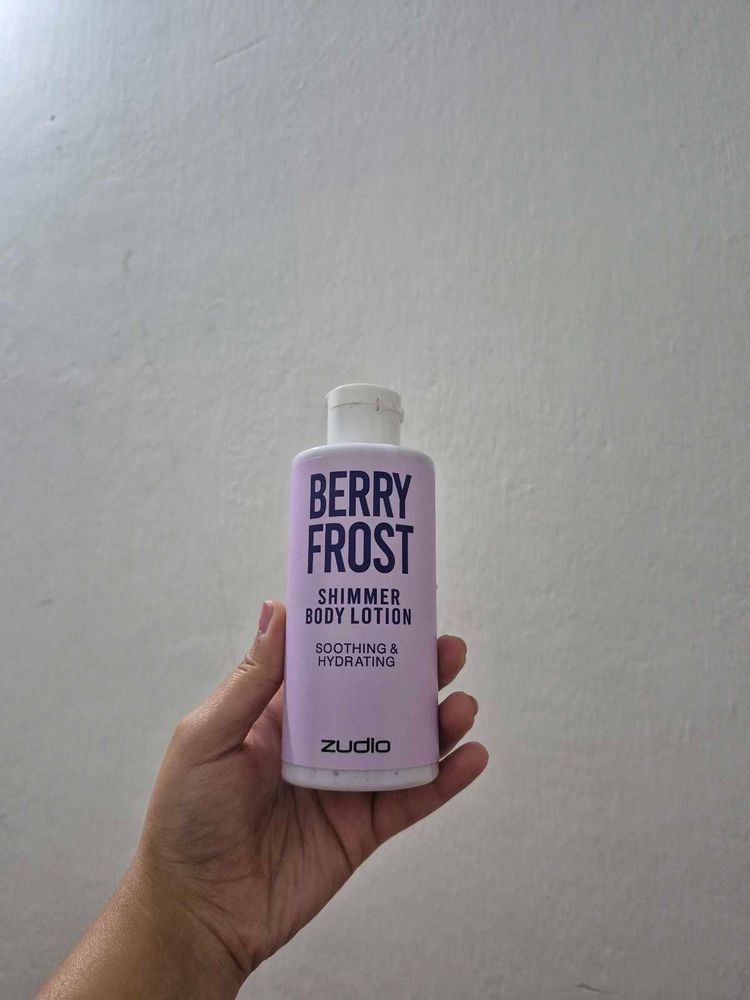 Zudio Berry Frost Shimmer Body Lotion