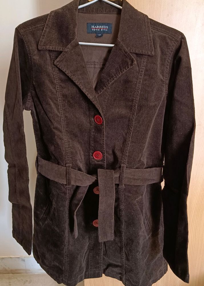 Brown Couduroy Smart Jacket