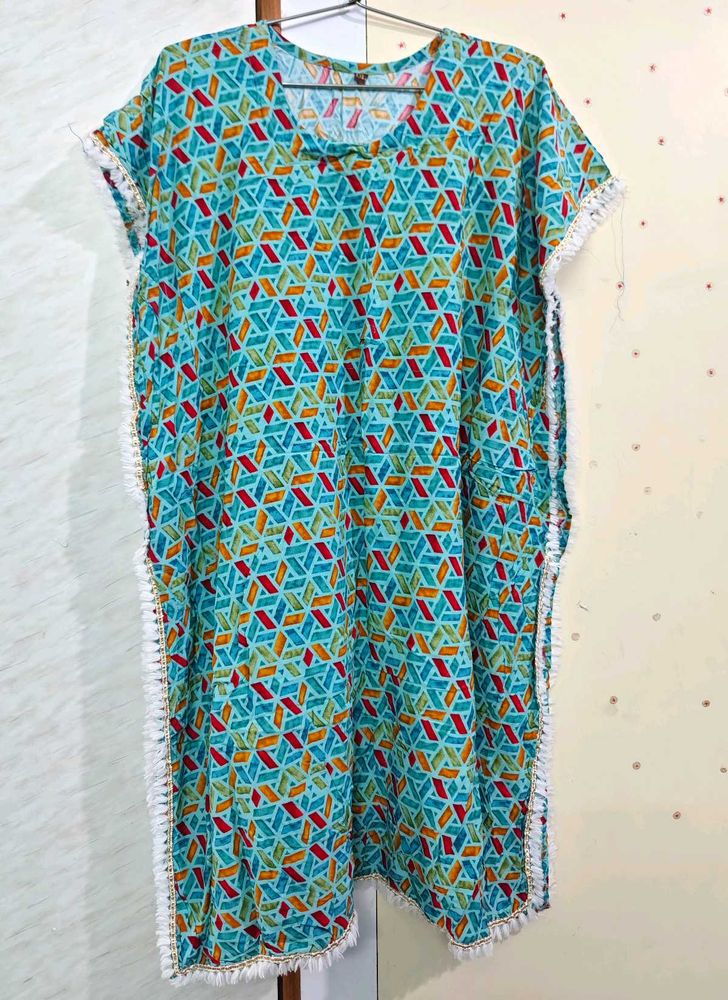 Geometric Print Kaftan ❣️