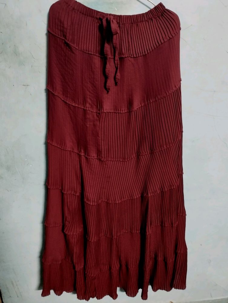 Y2k Red Skirt