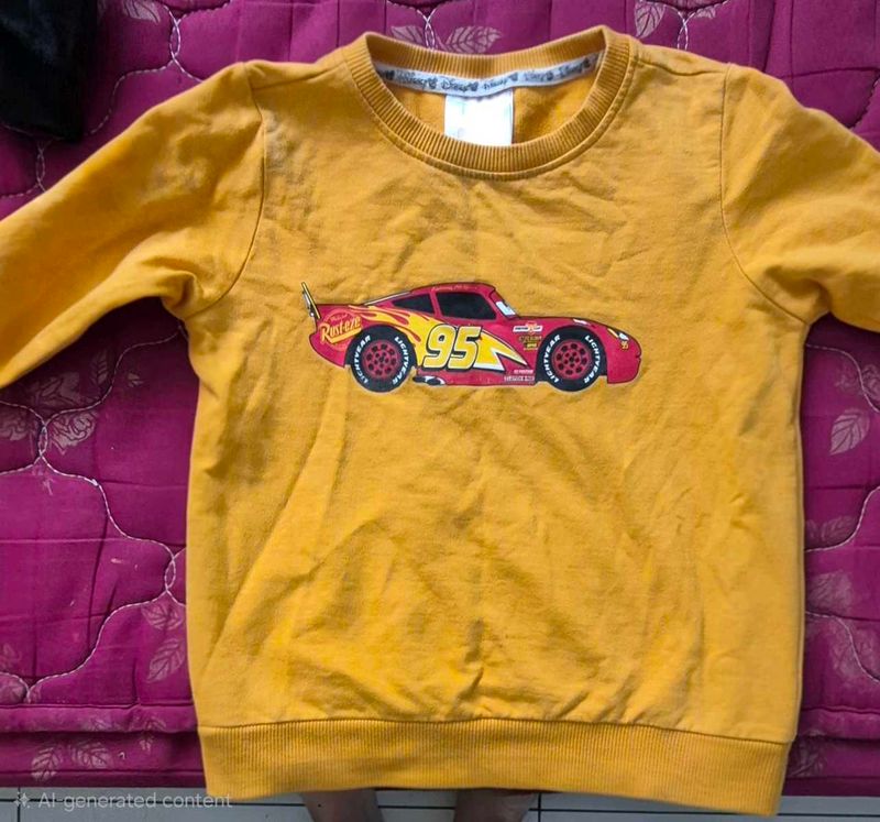 babyhug batman and ferrari Sweatshirt combo