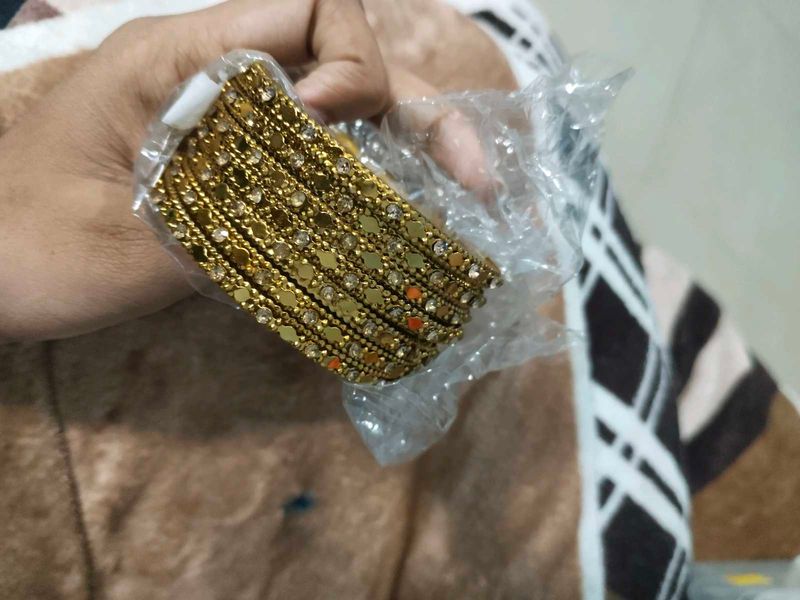 Golden Bangle Set