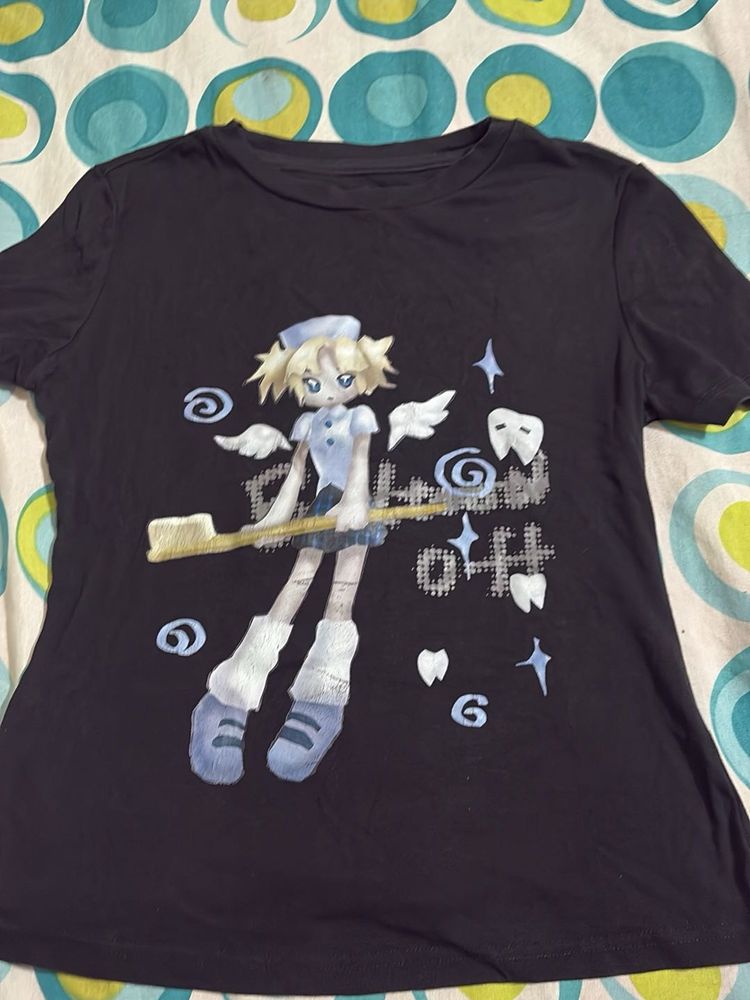 Cute Anime Graphic T-Shirt