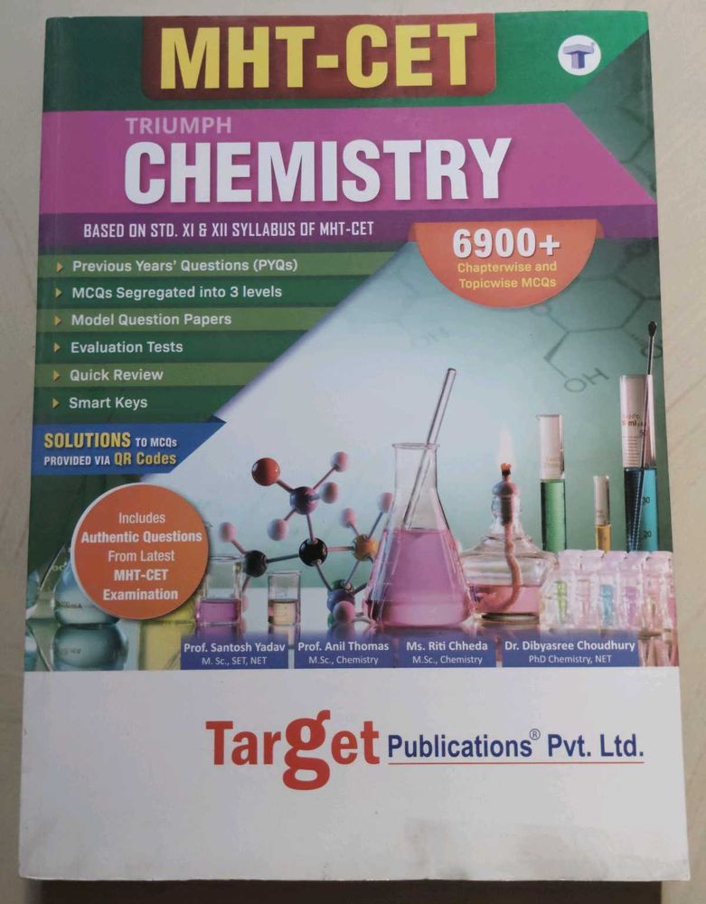 Triumph Chemistry MHT-CET Book