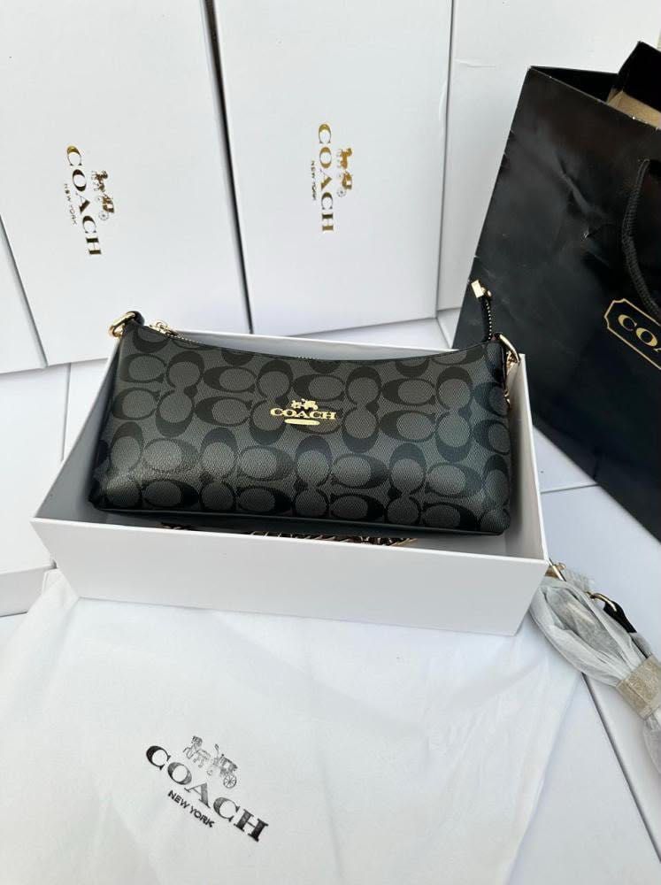 Coach Signature Monogram Crossbody Pouch