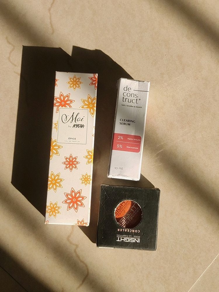 Combo Of 3 Nykaa Perfume Clearing Serum Concealer