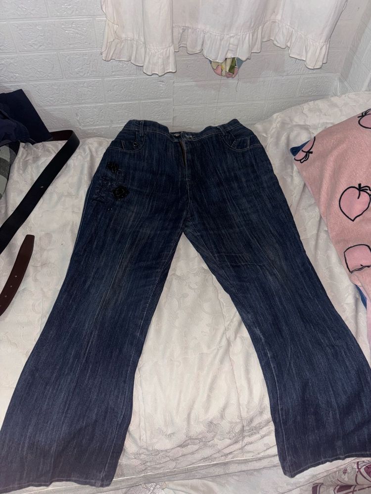 blue Denise boot cut or flare jeans