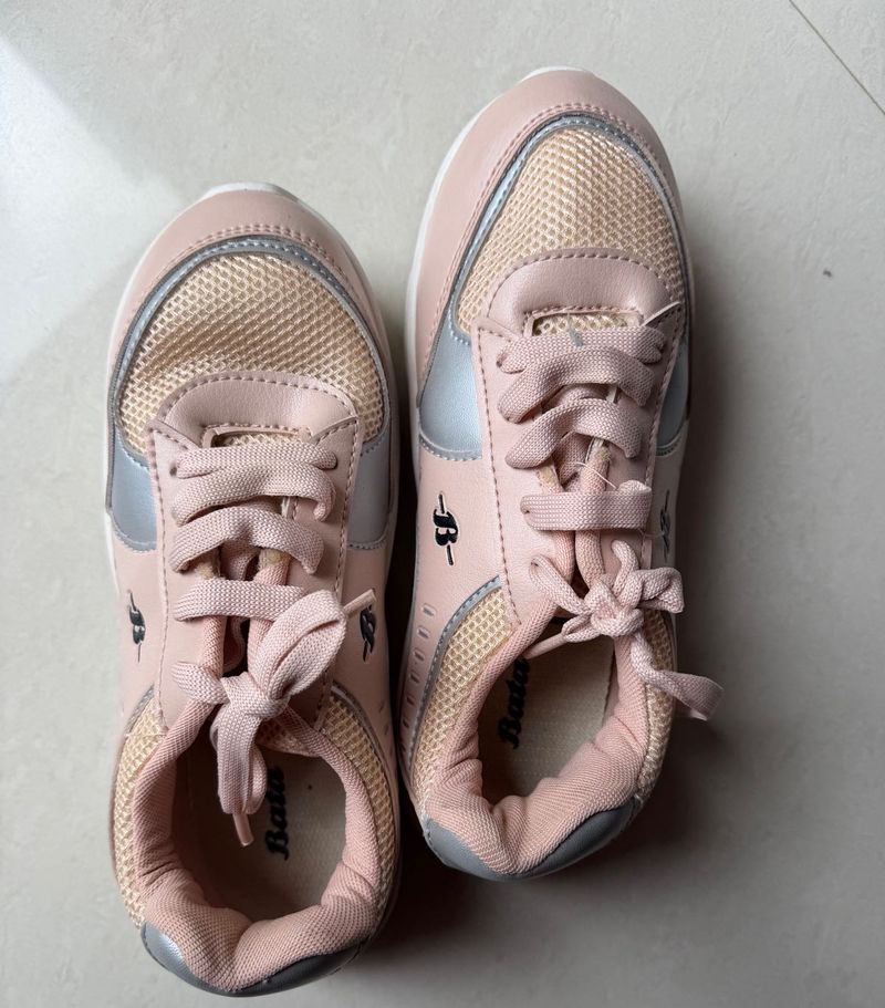 Bata Pink Casual Sneakers