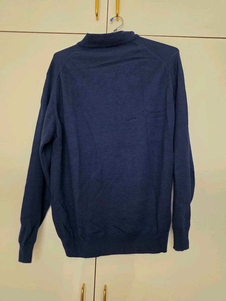 Navy Blue Knit Sweater
