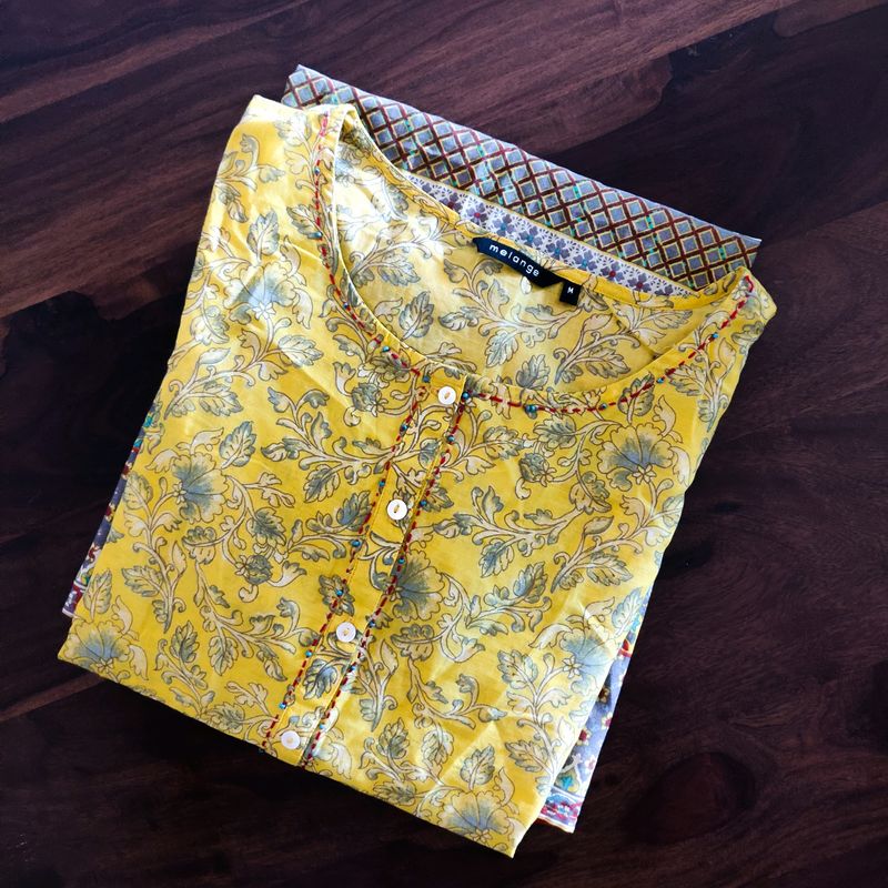 NEW MELANGE KURTI