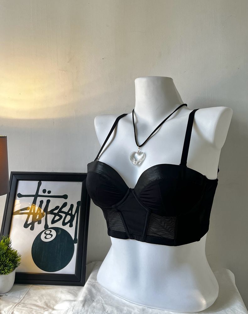 Black bustier Top