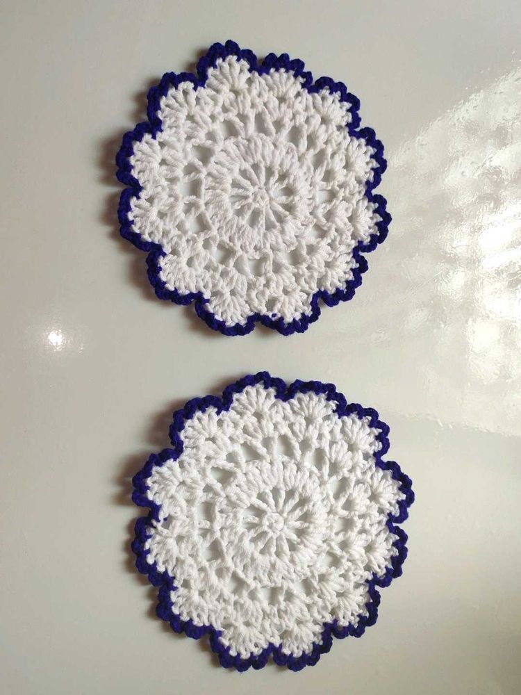 Handmade Crocheted Doilies (Set of 2)